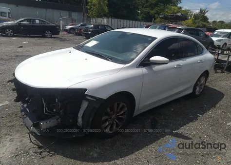 2015 Chrysler 200 C из США, поврежденный, VIN 1C3CCCCG7FN522459